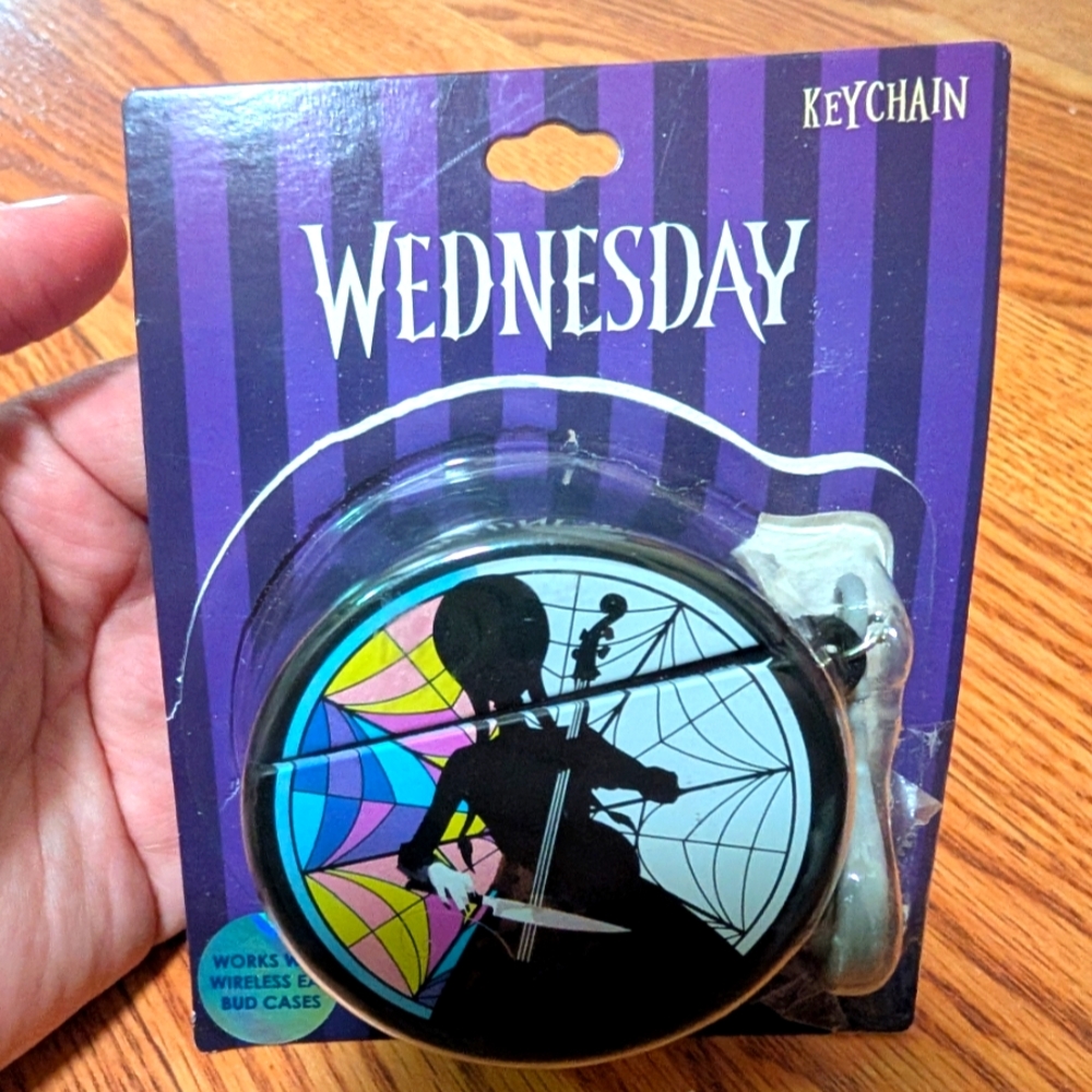 Wednesday Keychain Airpod Case